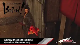 Like a Dragon Ishin - Unlocking Mysterious Merchant's exclusive shop (Substory 27)