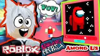 Roblox Unlispace Starving Artists! How to make Among Us! Easy Tutorial!