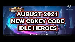 AUGUST 2021 NEW CDKEY CODE IDLE HEROES