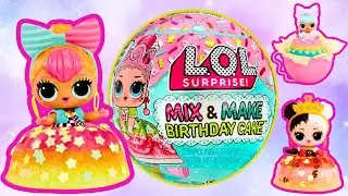 NEW! L.O.L. Surprise Mix & Make Birthday Cake Tots
