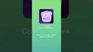 How to compress multiple photos on iPhone? #iphonetips #ios #reducesize #imageresize #compressimage