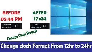 How to Change  Time Formats Between 12 hour and 24 hour