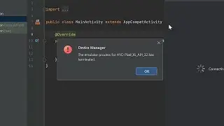 how to fix android studio emulator is not working