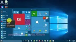 Windows 10 : How to pin or unpin app to taskbar