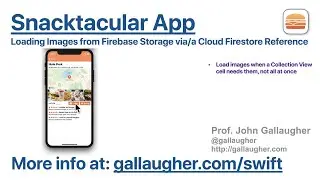 Ch. 8.23 Loading Images from Firebase Storage via a Cloud Firestore Reference