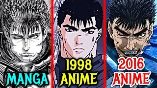 Top 10 Biggest Differences Between Berserk Manga and Anime – Berserk 1997, 2016 & Golden Age Trilogy