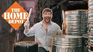 Music producer remakes Home Depot theme song (in the store)