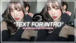 Text effect like ae tutorial on alight motion