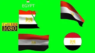 Egypt Countri Map & Flag Collection