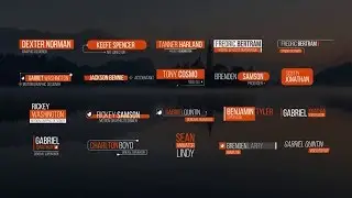 After Effects Free Template | Big Lower Third Pack