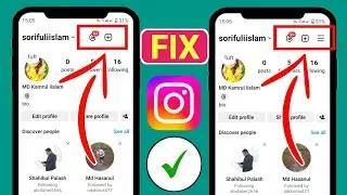 How to Fix Instagram 3 Line Settings Option Not Showing. Insta...