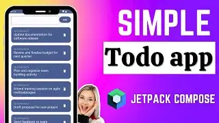 Simple Todo App  | Jetpack Compose 🚀 | Android Tutorial