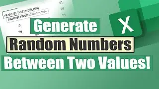 How to Generate Random Numbers in Excel Between Two Values | Excelgraduate