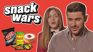 Zac Efron Tries British Snacks For First Time | Snack Wars ​