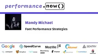 Font Performance Strategies | Mandy Michael | performance.now() 2024