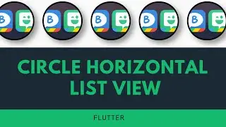 Flutter - How to create horizontal circle list view
