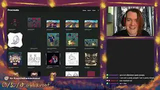 Making stream assets for VISUAL VEDNESDAY!