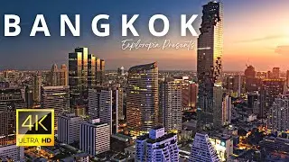 Bangkok, Thailand 🇹🇭 in 4K ULTRA HD 60FPS by Drone