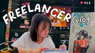 life as a 2D animation freelancer (vlog)