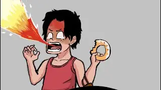 Sabo Spicy donut. #anime #onepiece #luffy #ace #sabo