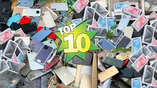 😱 TOP 10 Of Videos Found And Restoration Abandoned Phone From Landfill !