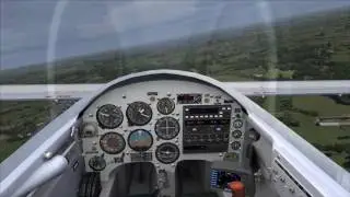 Rutan Long Ez | FULL VFR FLIGHT | Thruxton (EGHO) Full VFR Circuits | ORBX FTX England