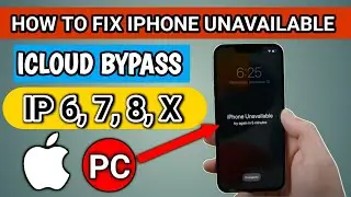 || FIX iPhone Unavailable ||  iPhone 7 ios 15.7 iCloud Bypass With Sim Work || UnlockTool 3uTool ||