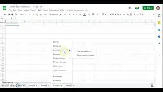 How to create Multiple sheets in Google sheets