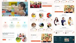 Preschool Website Template Free - HTML - CSS - JS -New Video