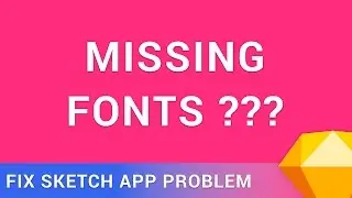 Fix the missing fonts in Sketch App