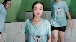 KIRANA LIVE TIKTOK MANDI KELIHATAN BRA