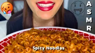 ASMR SPICY NOODLES (EATING SOUNDS) NO TALKING - NEPALI ASMR. #asmreating #spicynoodles #asmrsounds