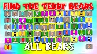 Find The Teddybears - ALL Bears! [ROBLOX]