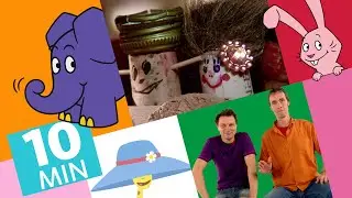 Hallo Elefant - Buchstabe H & Ein Zug aus Korken und Käseschachteln basteln | Der Elefant | WDR