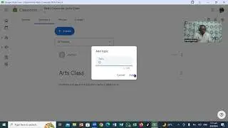 How To Create Topics in google classroom