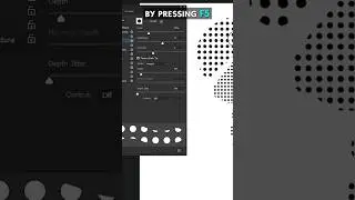Create a custom HALFTONE brush in Photoshop! 🖌