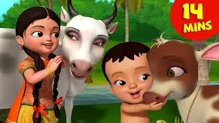 Meri Gaiya Aati Hai | Hindi Rhymes Collection for Children | Infobells