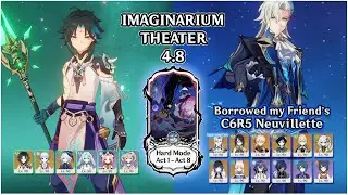 Imaginarium Theater 4.8 Hard Mode Act 1 - Act 8 | Genshin Impact