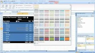 How to use PivotTable Styles in Excel 2007 to change the look of your PivotTable (Excel 07-107)