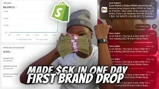 How I Made $6,000 My First Clothing Drop (FREE GEMS)