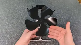 Tomersun 5 Blades Log Burner  Fan - Unbox, Test & Review