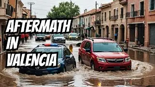 Aftermath of flash floods in Valencia's Alfafar suburb