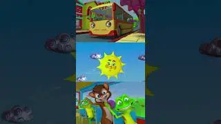 Wheels On The Bus - Ribbit & Friends #wheelsonthebus #Ribbit #nurseryrhymes