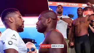 IN FULL! Anthony Joshua and Daniel Dubois weigh in and face off 👀