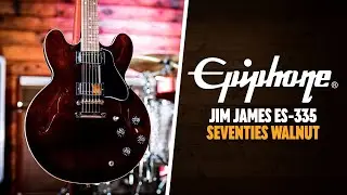 Peach Picks | Epiphone Jim James ES-335 Seventies Walnut