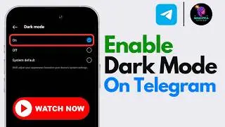 How to Enable Dark Mode on Telegram (2024) | How to Turn On Dark Mode on Telegram App