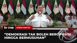 Pidato Prabowo soal Pentingnya Pemimpin Bangsa Bersatu | Kabar Hari Ini tvOne