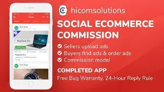 Ios Demo - Social eCommerce Marketplace With Commission Model