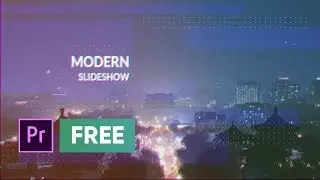 FREE Premiere Pro Template - Inspiration Glitch Slideshow