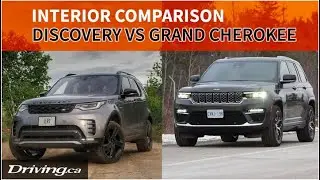 Land Rover Discovery vs Jeep Grand Cherokee Summit | Interior Comparison | Driving.ca